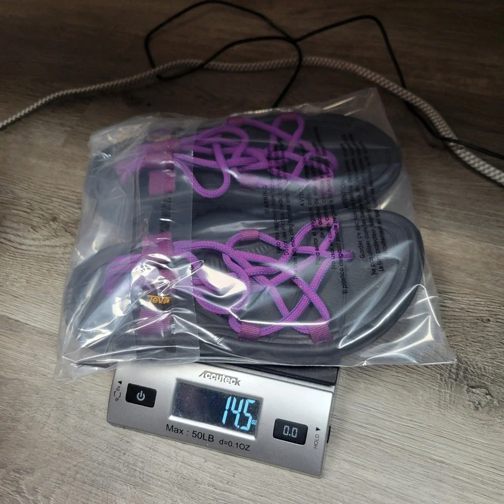 Teva Hurricane XLT Infinity Sandals Women 6 Purple Strappy Rope Gladiator